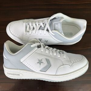 Converse Weapon Ox Leather Shoes Sneakers White Wolf Grey Men's 11